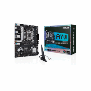 Mb 1700 b760m-ayw wifi d4 asus s/r/hdmi/2m2/ddr4/usb3.2/matx