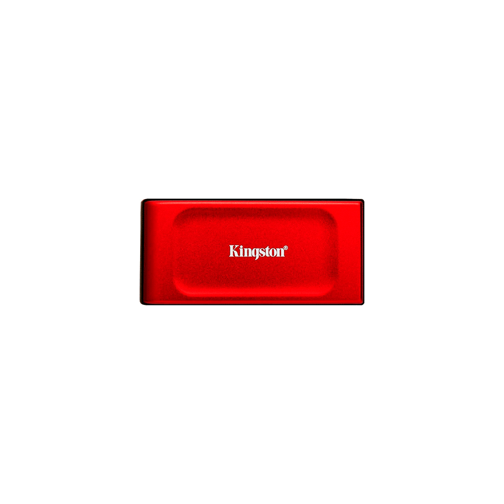 Ssd externo 1 tb kingston sxs1000r/1000g usb-c 3.2 rojo