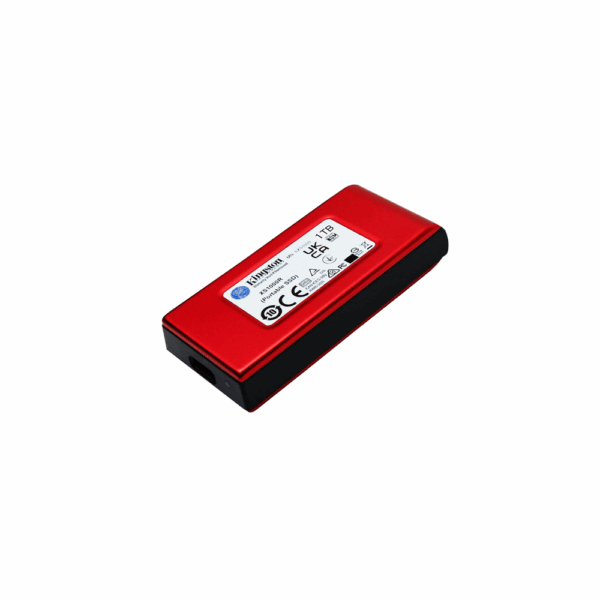 Ssd externo 1 tb kingston sxs1000r/1000g usb-c 3.2 rojo - Imagen 3