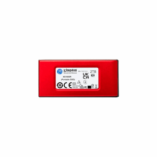 Ssd externo 2tb kingston sxs1000r/2000g usb-c 3.2 rojo - Imagen 3