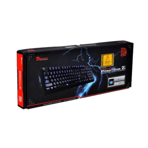 Teclado gamer usb poseidon z meca ingles thermal kb-piz-klblus-01 neg