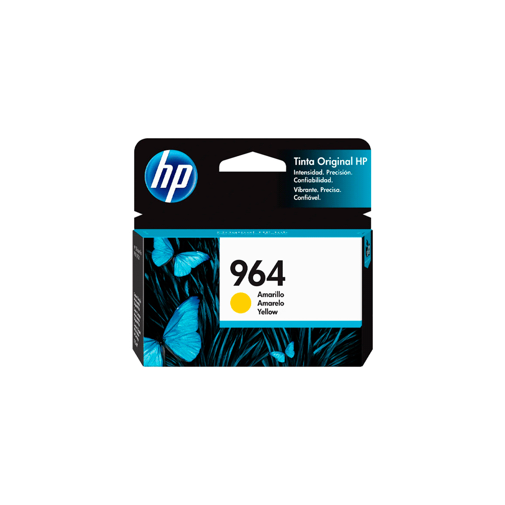 Tinta hp 964 amarillo 3ja52al 10.7ml