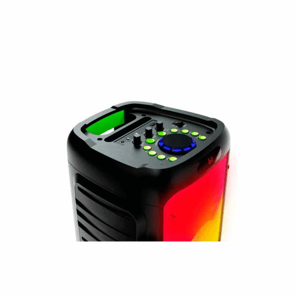 Parlante klip boomfire x 1500w kls-652 bt/aux/sd/usb/fm/tws/led/bat/negro - Imagen 2
