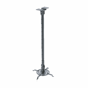 Soporte p/proyectorector klip kpm-610b inclinable/gira 360/universal/ techo/ negro