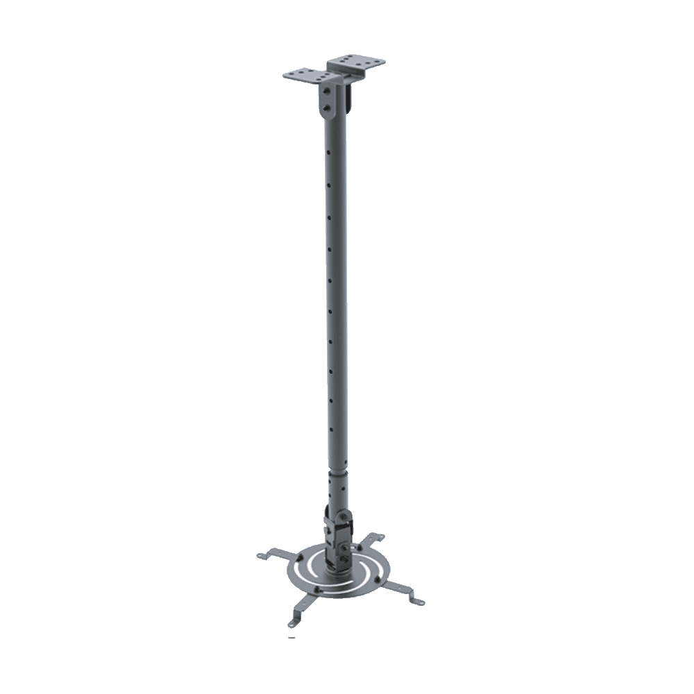 Soporte p/proyectorector klip kpm-610b inclinable/gira 360/universal/ techo/ negro
