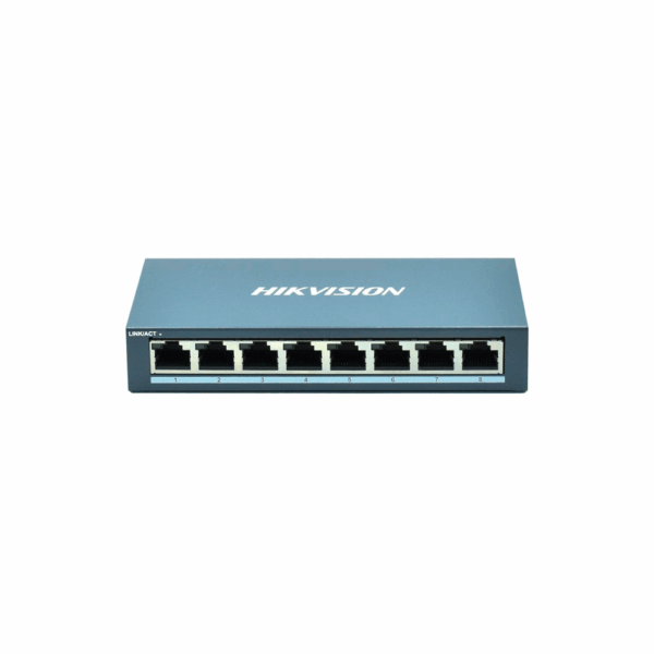 Switch hikvision ds-3e0508-o 8p/1gbps metal pared/escritorio
