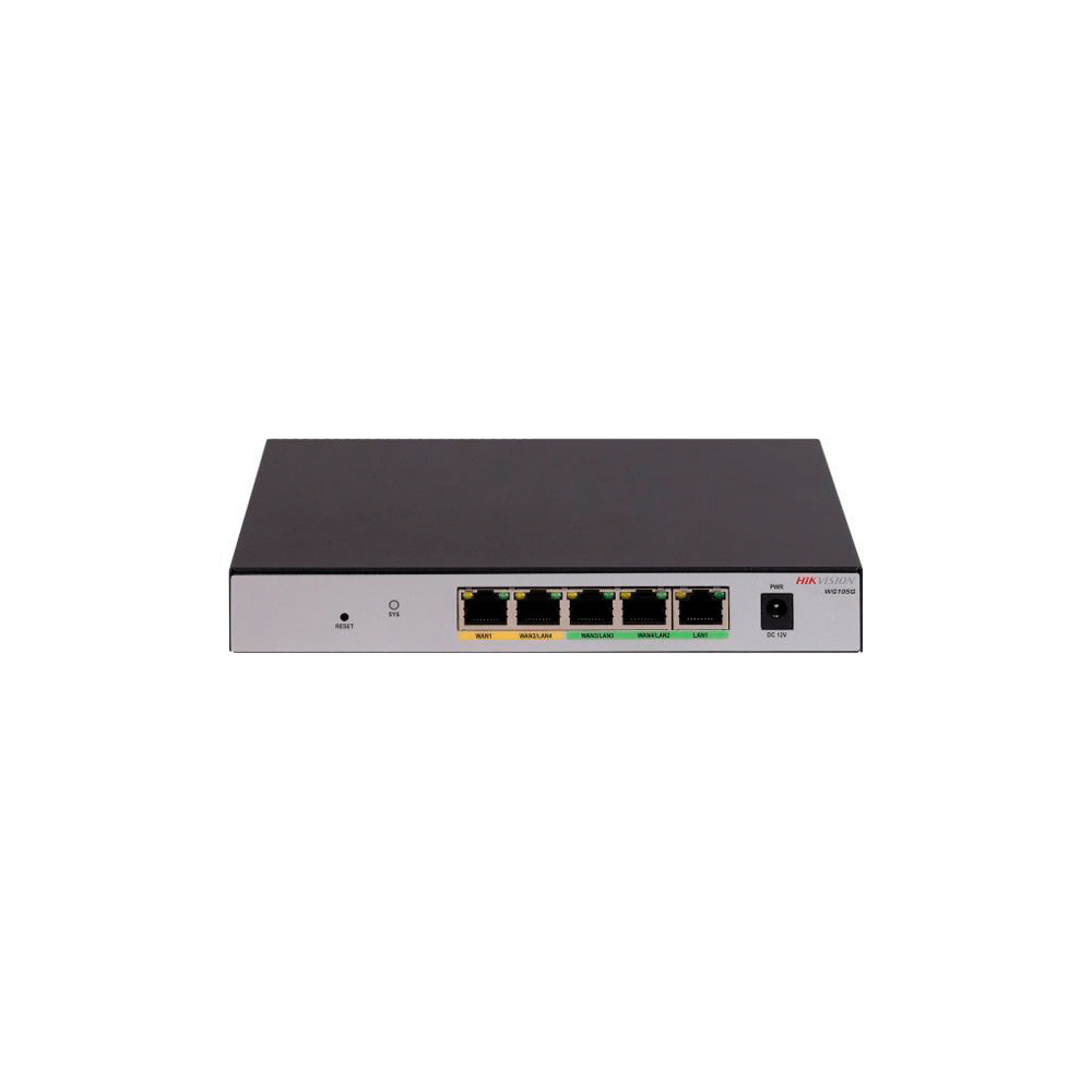 Router hikvision ds-3wg105g-si 5p 2wan gbps/3lan gbps/100 users