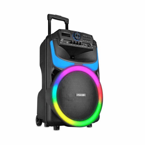 Parlante pulse 550w sp403e burst 12" bt/bat/aux/sd/usb/fm/led/microfono multilaser - Imagen 2