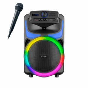 Parlante pulse 550w sp403e burst 12" bt/bat/aux/sd/usb/fm/led/microfono multilaser