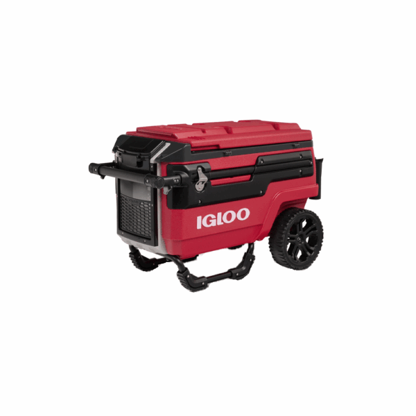 Conservadora igloo 66 litros trailmate jrny ind red/ob c/ruedas 35066 - Imagen 2