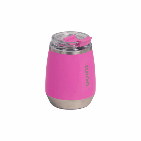 Vaso termico igloo 300ml p/vino rosa c/tapa 71364 - Imagen 2
