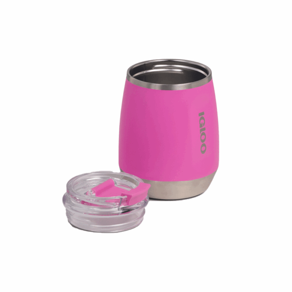 Vaso termico igloo 300ml p/vino rosa c/tapa 71364 - Imagen 3