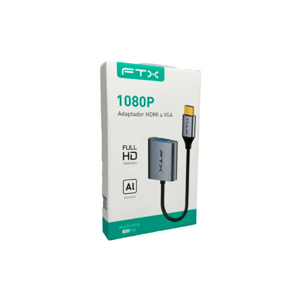 Adaptador hdmi - vga m/h ftx-c160-pu31-hmvga1-s0.15 fhd/60hz - Imagen 3