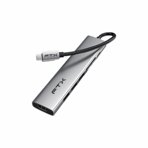 Hub 7 en 1 usb-c - hdmi/usb-a/usb-c/sd ftx-hbp2-ag7 4k/30hz/100w/5gbps