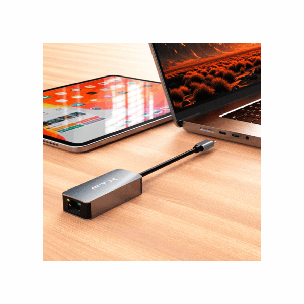 Adaptador usb-c 3.1 - rj45 m/h ftx-cml2500-ag 2.5gbps/gris - Imagen 2