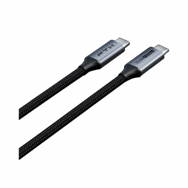 Cable usb-c 3.2 m/m 1m ftx-c160-pu31-cmcm2-ag1 20gbps/100w/20v/5a/4k/60hz/1080p/120hz