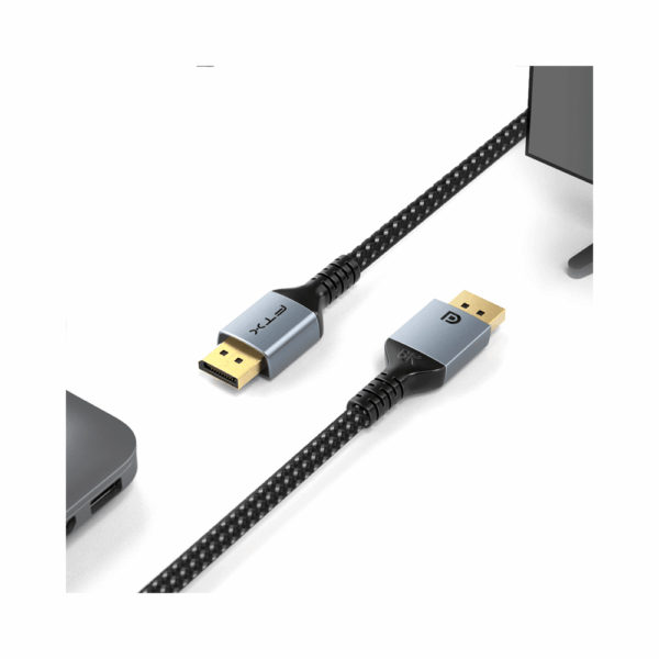 Cable displayport m/m 2m ftx-dp8k-ag2 dp1.4/8k/60hz/4k/120hz/32.4gbps