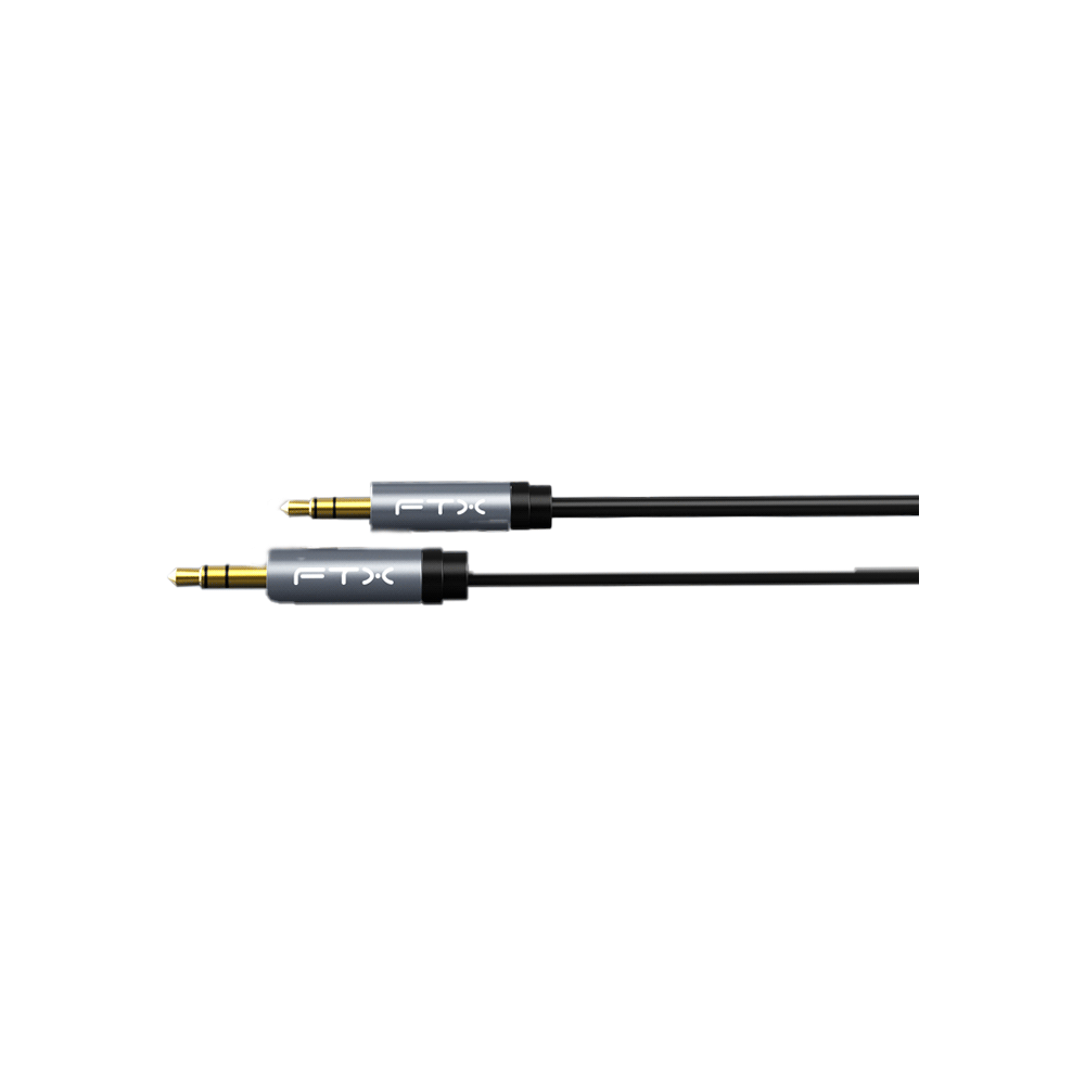 Cable de audio auxiliar 1m ftx-av311-p11gn-sg1 negro bolsa