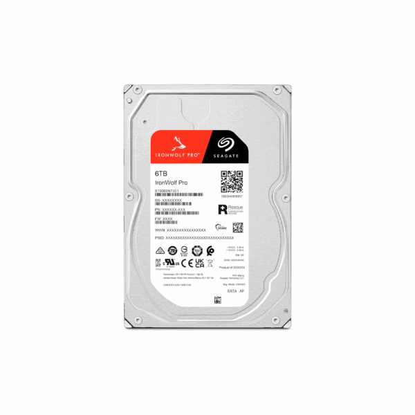 Disco duro sata3 6tb seagate ironwolf pro 7200 256mb st6000nt001