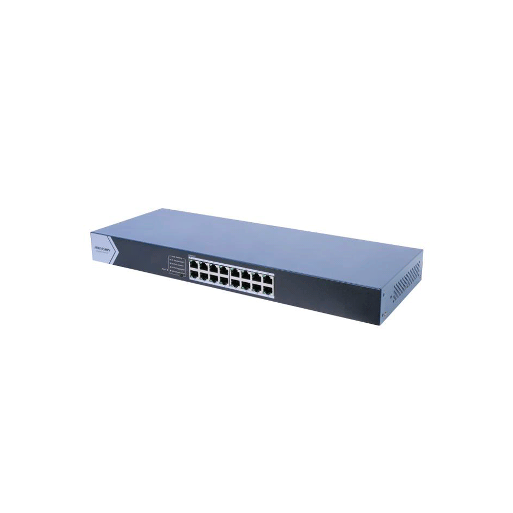 Switch hikvision ds-3e0516-e(c) 16p/1gbps metal rack