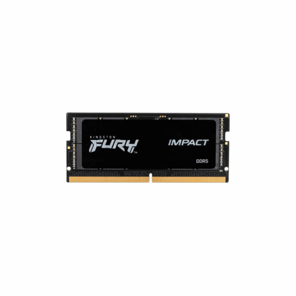 Memoria ram p/nb ddr5 16g 5600 kingston fury impact bk kf556s40ib-16 xmp