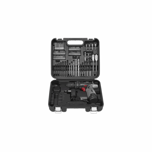 Taladro y destornillador multilaser fe074 12v recargable + maleta + 74 accesorios bivolt - Imagen 2