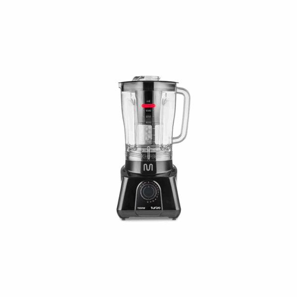 Licuadora multilaser 2.6l jarra plastica c/filtro 1100w 220v negro lq1102 - Imagen 2