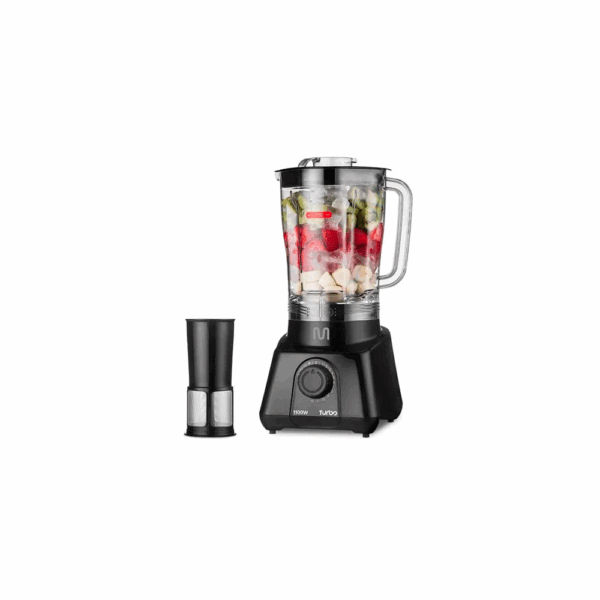 Licuadora multilaser 2.6l jarra plastica c/filtro 1100w 220v negro lq1102 - Imagen 3