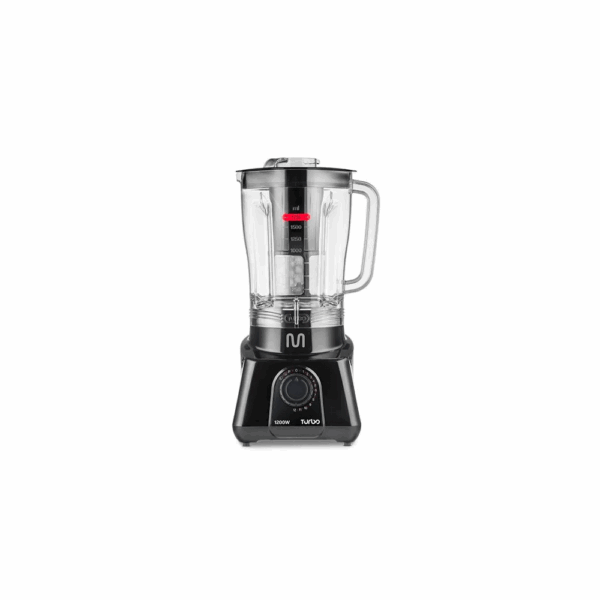 Licuadora multilaser 2.6l jarra plastica c/filtro 1200w 220v negro lq1202 - Imagen 2