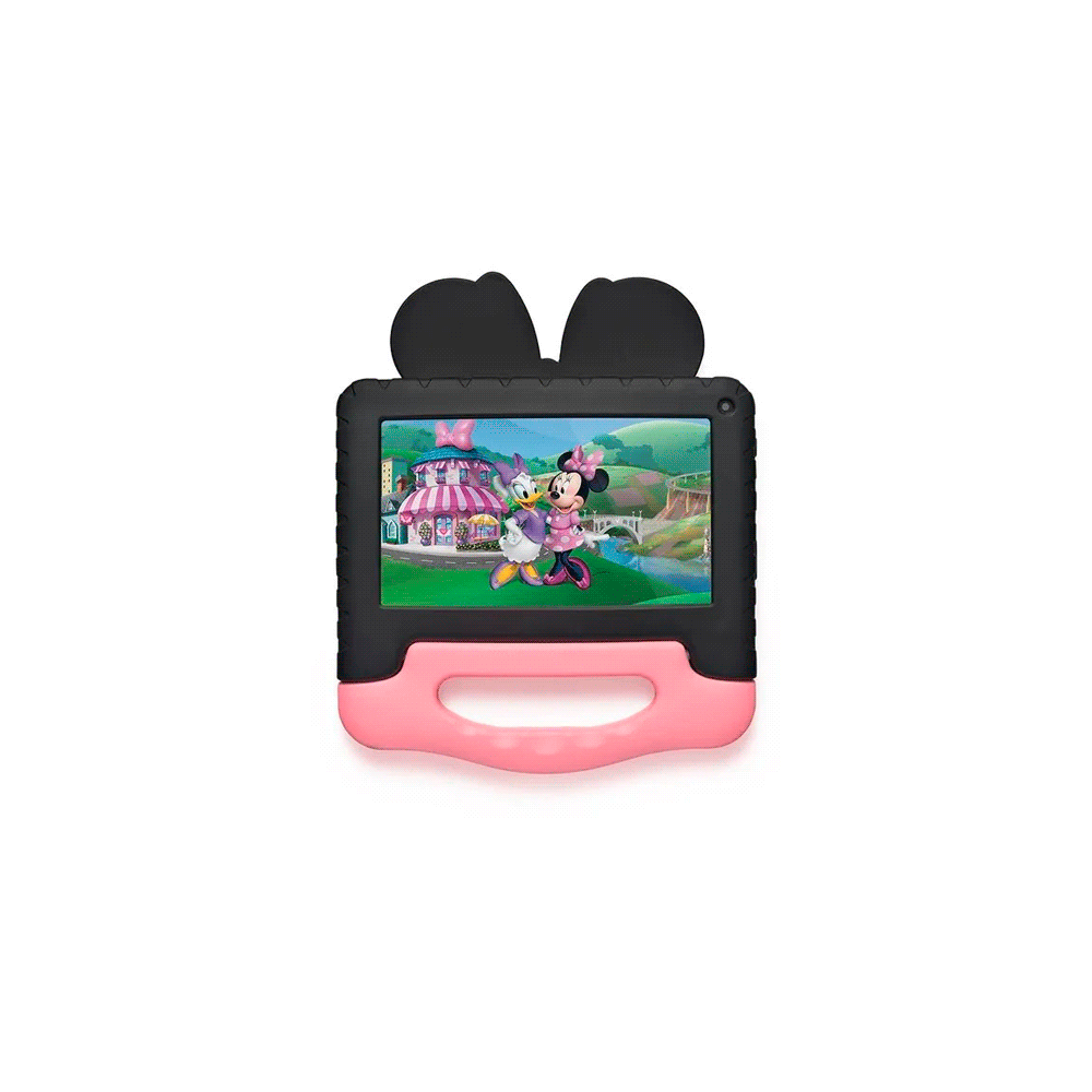 Tablet kid android multilaser nb414 qc/64gb/4g/7"/rosa minnie disney