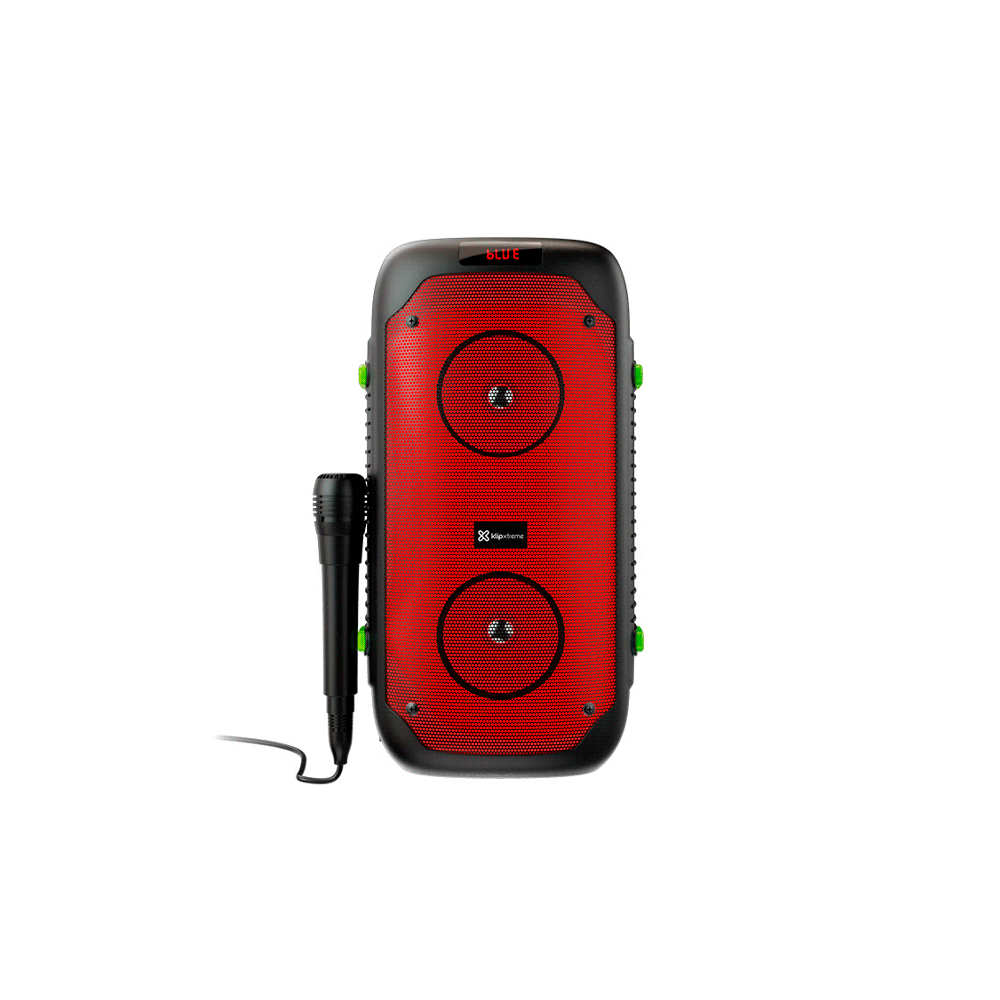 Parlante klip kls-100 1200w boomfire bt/aux/sd/usb/fm/tws/led/bat