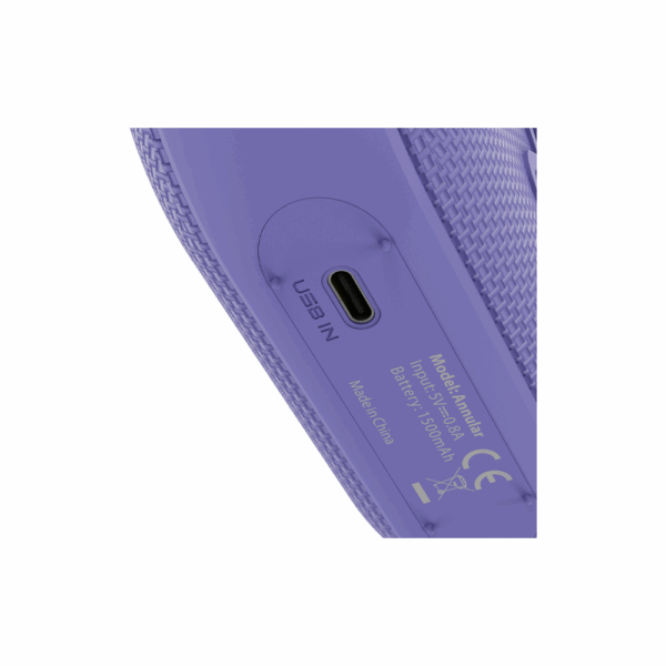 Parlante klip kbs-030pr 6w groovesplash bt/bat/ipx7/tws/mic/purpura - Imagen 4