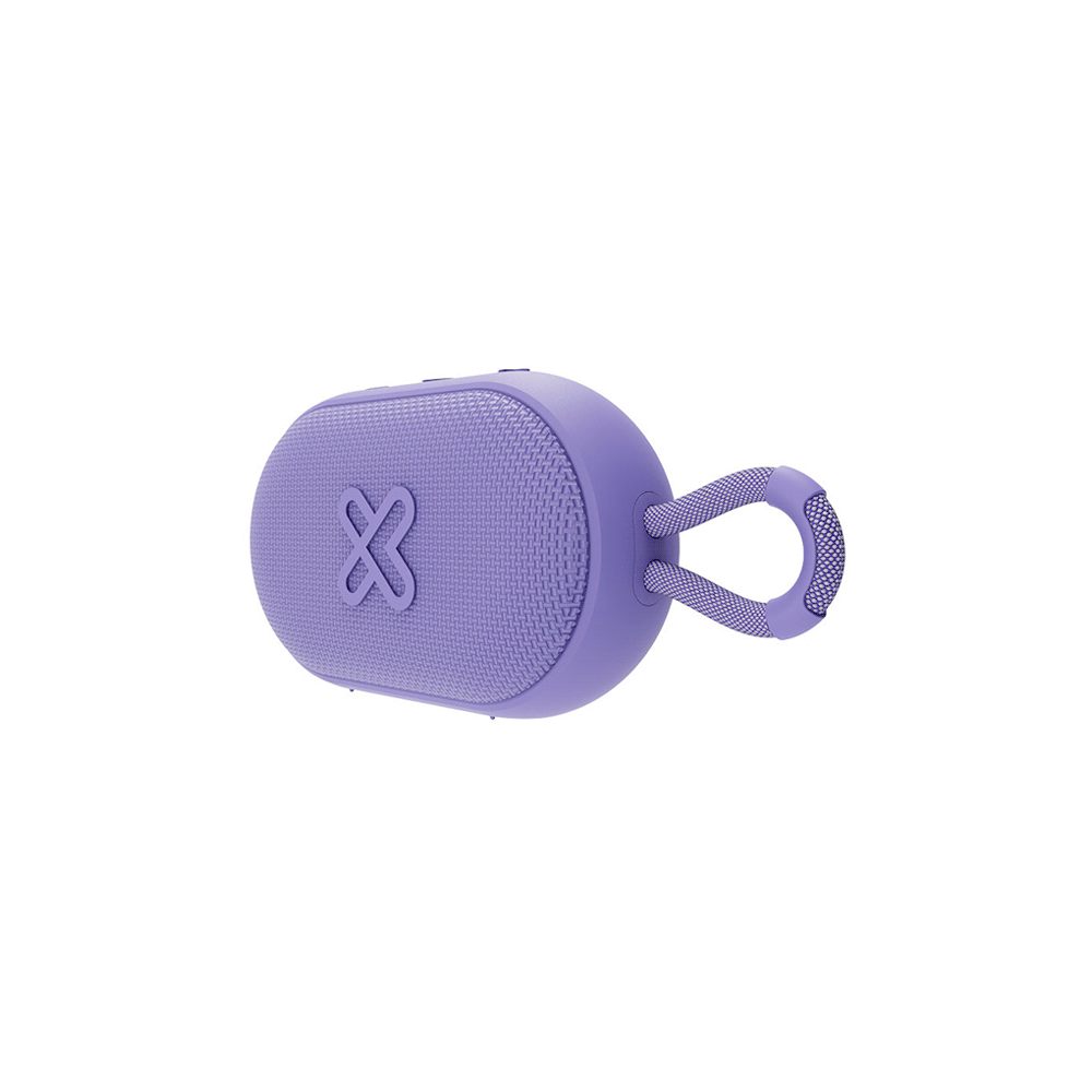 Parlante klip kbs-030pr 6w groovesplash bt/bat/ipx7/tws/mic/purpura