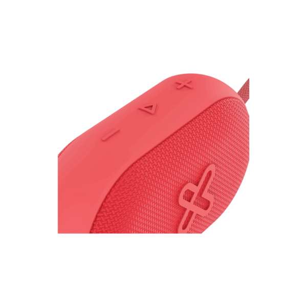 Parlante klip kbs-030rd 6w groovesplash bt/bat/ipx7/tws/mic/rojo - Imagen 2