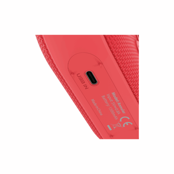 Parlante klip kbs-030rd 6w groovesplash bt/bat/ipx7/tws/mic/rojo - Imagen 4