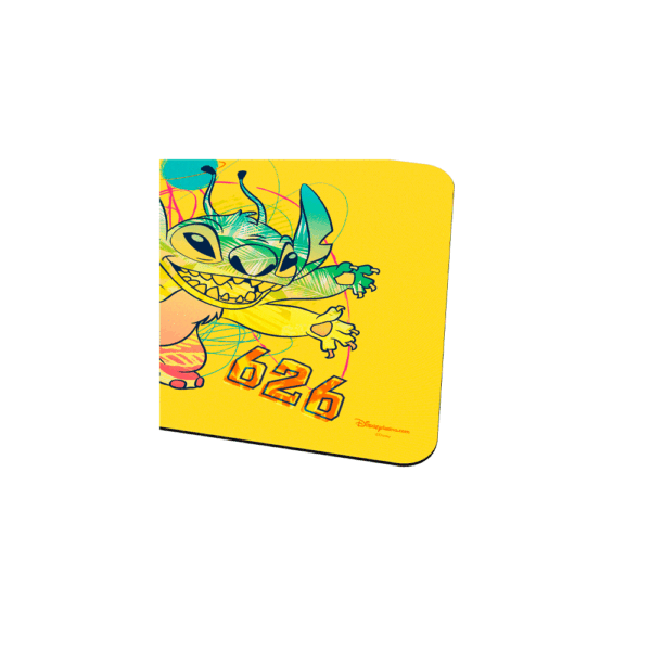 Mousepad xtech xta-d100st-yl 22x18x0.2cm stitch amarillo - Imagen 3