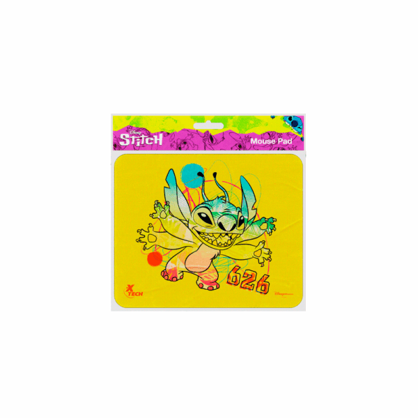 Mousepad xtech xta-d100st-yl 22x18x0.2cm stitch amarillo - Imagen 4