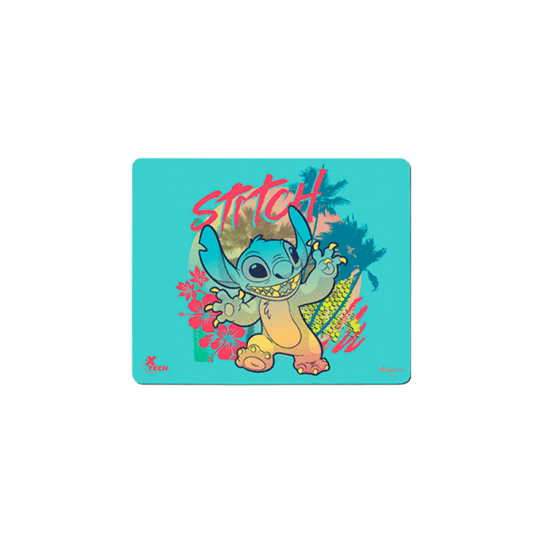 Mousepad xtech xta-d100st-bl 22x18x0.2cm stitch azul