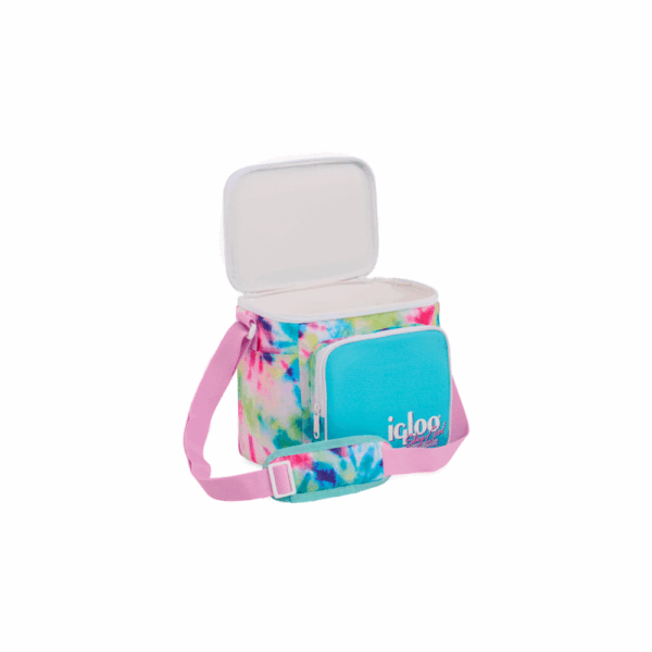 Bolsa termica igloo 9 latas vertical lunch retro celeste 63085 - Imagen 3