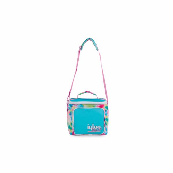 Bolsa termica igloo 9 latas vertical lunch retro celeste 63085 - Imagen 5