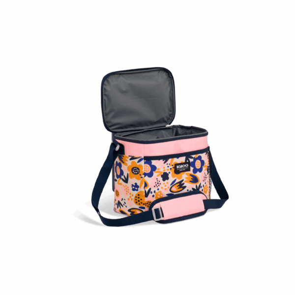 Bolsa termica igloo 9 latas vertical lunch retro rosa 64301 - Imagen 3