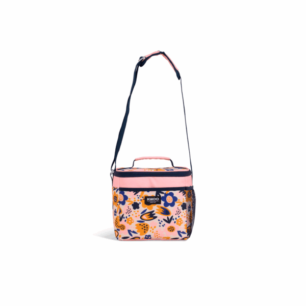 Bolsa termica igloo 9 latas vertical lunch retro rosa 64301 - Imagen 5
