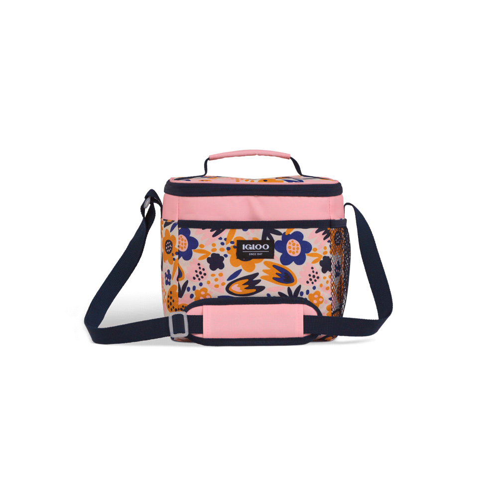Bolsa termica igloo 9 latas vertical lunch retro rosa 64301