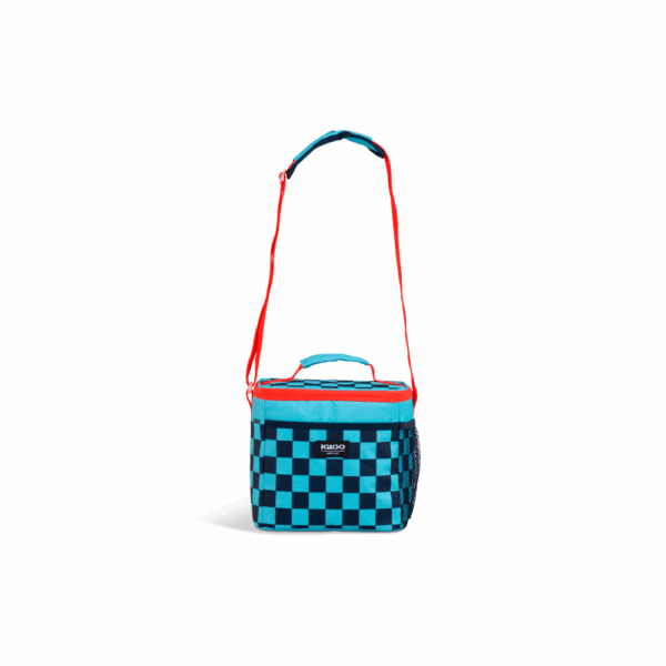 Bolsa termica igloo 9 latas vertical lunch retro azul 64302 - Imagen 5
