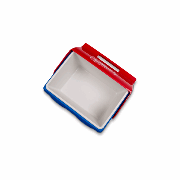 Conservadora con parlante igloo 13l kooltunes azul y rojo 27775 - Imagen 4
