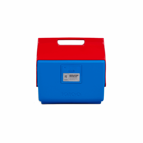 Conservadora con parlante igloo 13l kooltunes azul y rojo 27775 - Imagen 5