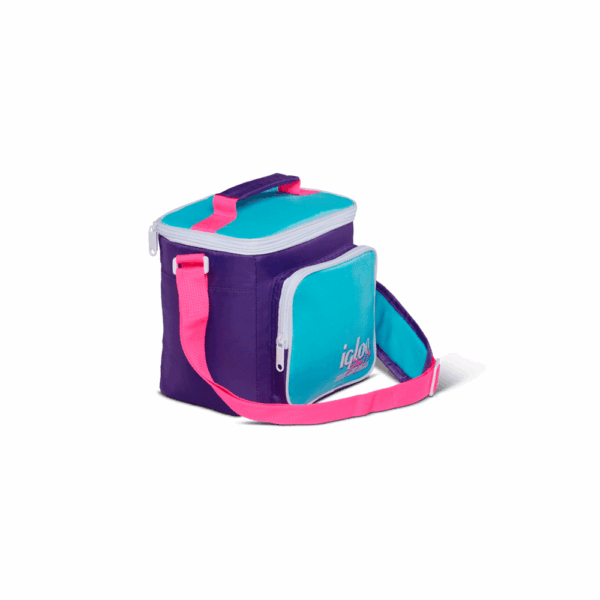 Bolsa termica igloo 9 latas vertical lunch retro violeta 66060 - Imagen 2
