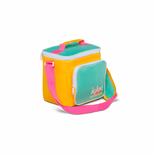 Bolsa termica igloo 9 latas vertical lunch retro amarillo 66061 - Imagen 2