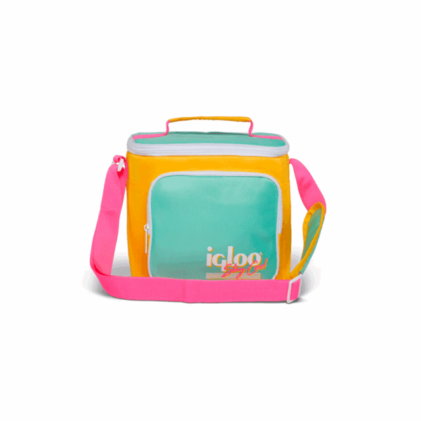 Bolsa termica igloo 9 latas vertical lunch retro amarillo 66061