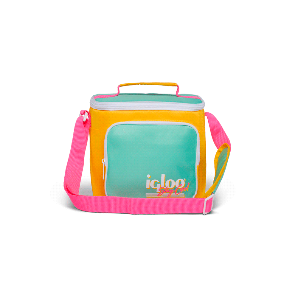 Bolsa termica igloo 9 latas vertical lunch retro amarillo 66061